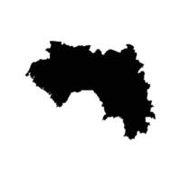 guinea country map icon vector
