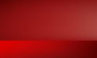 Empty Red studio background. Empty room with light effect. Space for selling products on the website. illustration. vector