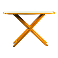 Minimalist Folding Table with Wooden Legs and Simple Design png