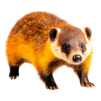 Cute and Colorful Animal with Furry Texture and Bright Fur png