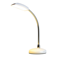 Modern Desk Lamp with Adjustable Neck and Soft Glow for Workspaces png