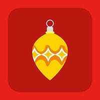 Christmas bauble icon illustration vector