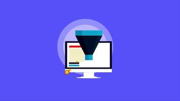 illustrating customer conversion strategies, earning money from online businesses, the functionality of a business sales funnel, and effective lead conversion techniques. video