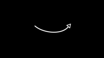 Arrow smooth animation suitable for element stock video