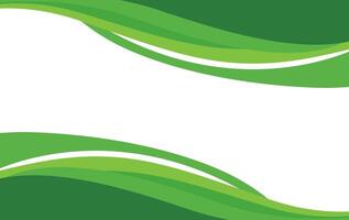 Green and white abstract background vector