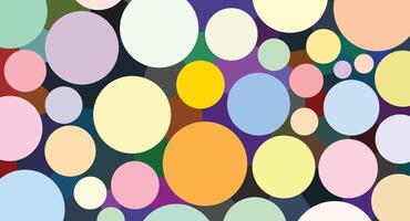 a colorful background with many circles vector