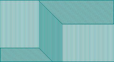 A blue and white striped pattern on a green background vector