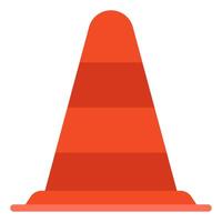 Traffic cone icon for web, app, infographic, etc vector