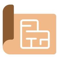 Blueprint icon for web, app, infographic, etc vector