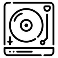 Turntable icon for web, app, infographic, etc vector