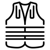 Safety vest icon for web, app, infographic, etc vector