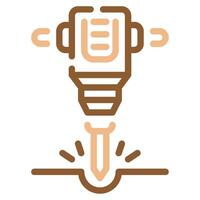 Jackhammer icon for web, app, infographic, etc vector