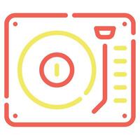 Vinyl Record icon for web, app, infographic, etc vector