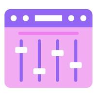Mixer icon for web, app, infographic, etc vector
