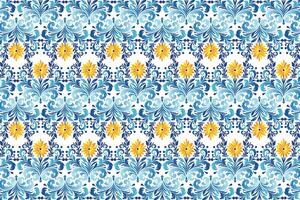 seamless pattern with botanical motifs, floral designs, and ornamental elements for modern fashion textiles, creative fabric patterns, and design applications vector
