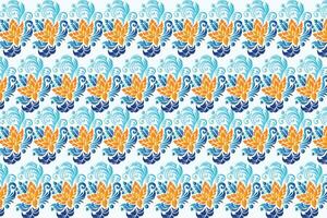 seamless floral pattern featuring botanical and ornamental motifs, delicate flower designs, and intricate details for fashion textiles, creative design applications, and modern fabric projects vector