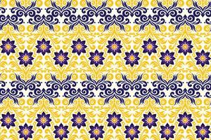 Seamless Floral Pattern with Botanical and Ornamental Motifs for Textile and Fashion Designs Featuring Elegant Decorative Prints for Home Decor and Creative Projects vector