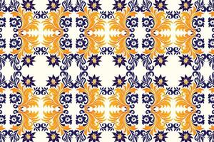 seamless floral pattern with intricate botanical motifs, decorative flowers, and modern ornamental designs for fashion textiles, creative projects, and fabric applications vector