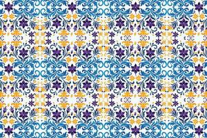 Seamless Floral Pattern Featuring Botanical Motifs and Decorative Elements for Textile and Fashion Design with Elegant Flower Prints for Home Decor and Creative Projects vector