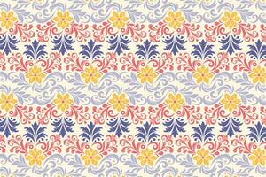 Seamless Floral Pattern with Botanical Motifs for Fashion and Textile Design Featuring Elegant Floral Prints, Ornamental Elements, and Decorative Pattern Styles for Creative Projects vector