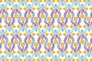 seamless abstract floral pattern with botanical motifs, elegant flower designs, and intricate ornamental details for fashion textiles, home fabrics, and creative design projects vector