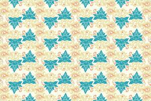 Seamless Floral Pattern with Botanical Elements for Textile, Fashion, and Creative Projects Featuring Elegant Flower Designs and Ornamental Motifs for Unique Patterns vector