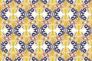 seamless floral pattern with botanical and ornamental motifs, intricate flower designs, and decorative details for fashion textiles, modern fabric applications, and creative projects vector