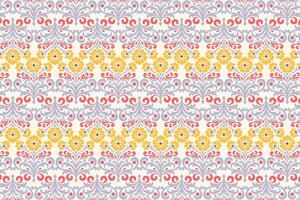 Seamless Floral Pattern with Botanical Motifs for Textile and Fashion Design Featuring Elegant Flower Prints, Ornamental Motifs, and Decorative Design Elements vector
