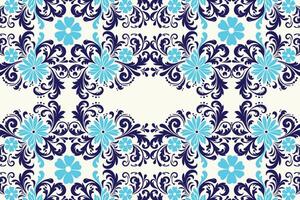 Seamless Floral Pattern with Elegant Botanical Motifs for Fashion, Textile, and Creative Projects Featuring Ornamental Flower Designs and Decorative Elements for Modern Applications vector