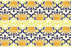 Seamless Floral Pattern with Botanical Motifs for Fashion and Textile Designs Featuring Decorative Flower Elements, Elegant Prints, and Ornamental Patterns for Creative Use vector