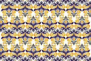 seamless floral pattern with botanical motifs, elegant flowers, and ornamental elements for textile designs, fashion projects, and creative applications vector