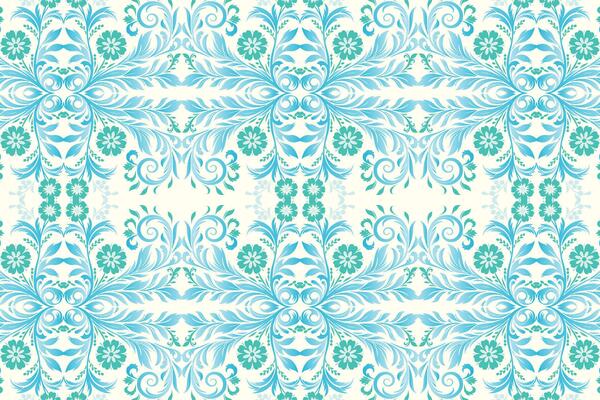 Seamless Floral Pattern with Rose Motifs and Botanical Elements for Fashion, Textile, and Home Decor Featuring Elegant Flower Designs and Decorative Ornamental Patterns