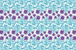 seamless pattern of botanical motifs with elegant floral designs and ornamental details for fashion textiles, modern fabric patterns, and creative design projects vector
