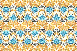 seamless pattern featuring floral and botanical motifs, decorative flower designs, and ornamental elements for textile prints, fashion applications, and creative design projects vector