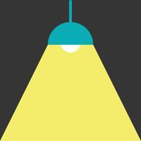Background light lamp unique design vector