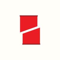Logo aluminium split unique design vector