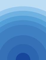 Illustration blue wave background unique design vector