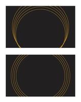Illustration background circle gold elegant unique design vector