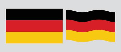 National flag of Germany. Germany patriotic symbol with official colors. perfect design for web or mobile app. vector
