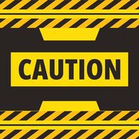Bright yellow caution sign design with a slippery floor icon, perfect for use in public spaces, workplaces, and safety awareness materials vector