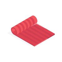 A roll of roofing material for waterproofing construction projects vector