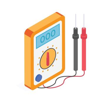 Get this amazing icon of voltmeter in modern style vector
