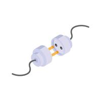 Take a look at this amazing icon of power plug in modern style vector