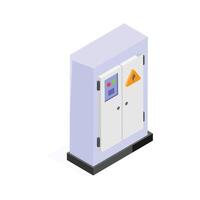 An amazing icon of power distribution control panel for managing electrical systems vector