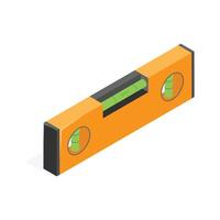 Customizable isometric icon of leveler, ready to use vector