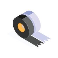 Electrical tape for securing and protecting wires safely vector