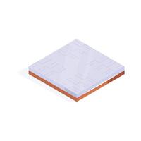A large tile slab for flooring and surface covering vector