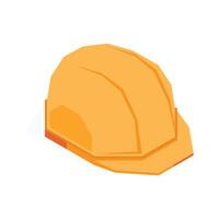 A protective helmet for workers on construction sites vector