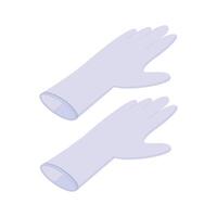 Protective safety gloves for handling electrical tasks securely and efficiently vector