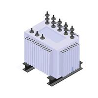 Electrical transformer for regulating voltage in power distribution systems vector